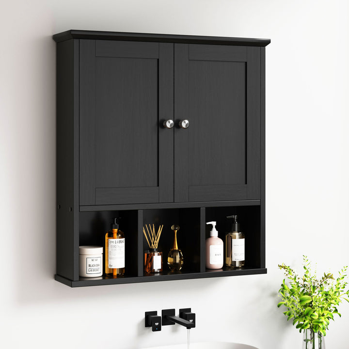 Walsunny Bathroom Wall Cabinet with 2 Door &Adjustable Shelves