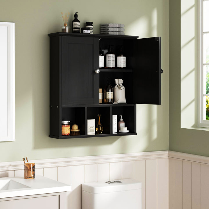 Walsunny Bathroom Wall Cabinet with 2 Door &Adjustable Shelves