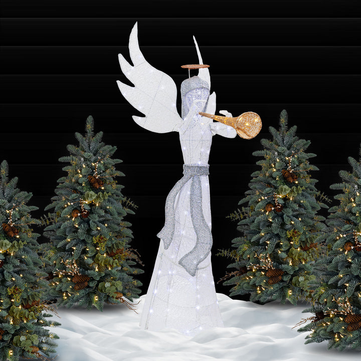 Walsunny Christmas Standing Angel 3D Extra Large Light Holiday Display Family Set (7729628446896)