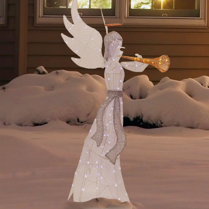 Walsunny Christmas Standing Angel 3D Extra Large Light Holiday Display Family Set (7729628446896)