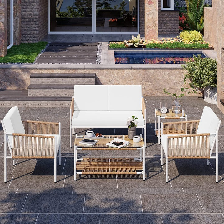 Walsunny Patio Furniture 5 Pieces