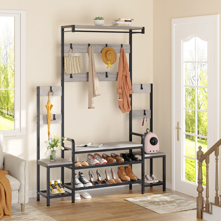 Walsunny Bakers Rack for Kitchen with Power Outlet (7436202508464)