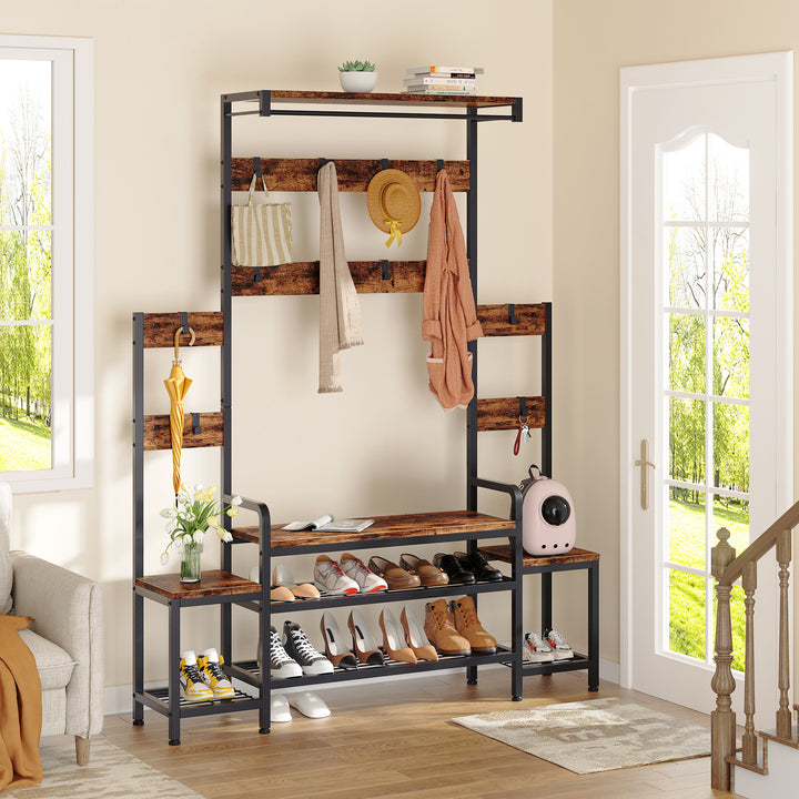 Walsunny Bakers Rack for Kitchen with Power Outlet (7436202508464)