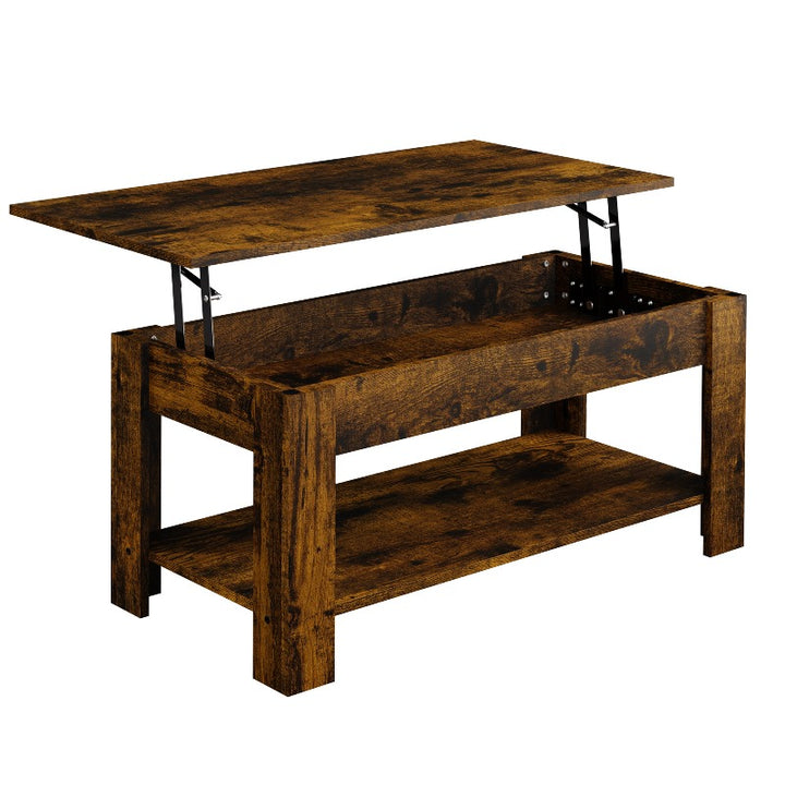 Walsunny Livingroom Lift Top Coffee Table #color_brown