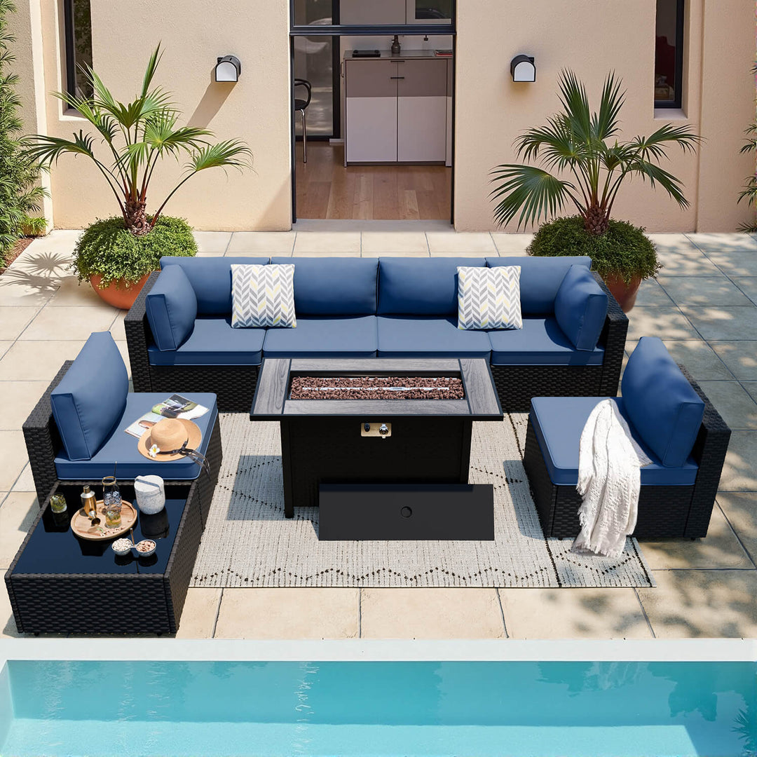 How to Choose an Outdoor Sectional with a Fire Pit Table?