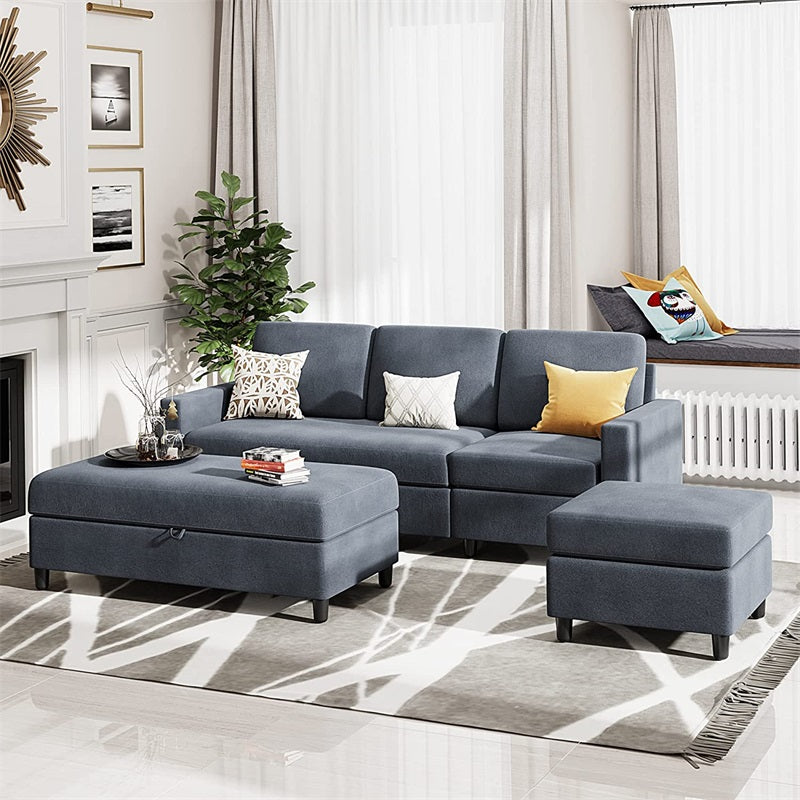 L-shaped sofa