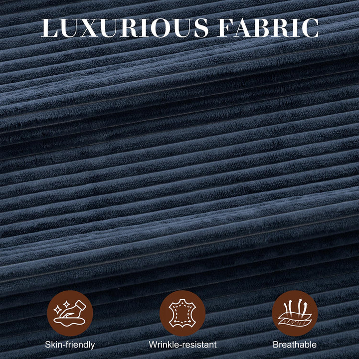 WALSUNNY livingroom sectional couch sectional couch #color_blue #material_corduroy