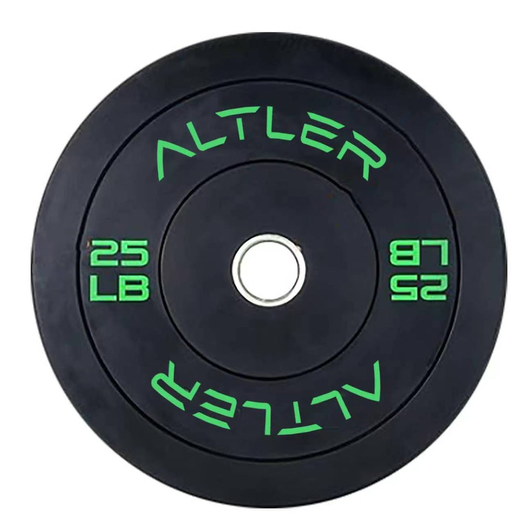 ALTLER Barbell Rubber Olympic Bumper Plate for Weightlifting and Strength Training in Home & Gym, Single, Pair and Sets