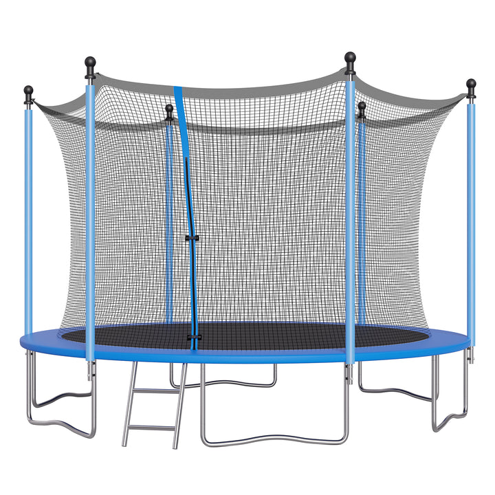Walsunny Trampoline 14FT Trampoline Enclosure Net Outdoor Jump Trampoline PVC Spring Cover ASTM Approved Padding Premium Bouncer for Kids and Adults