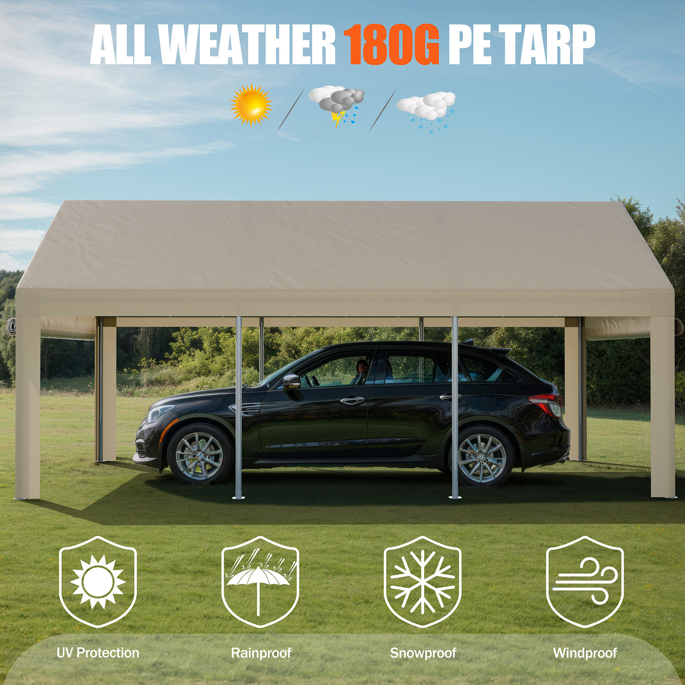 Car clearance canopy 12x20