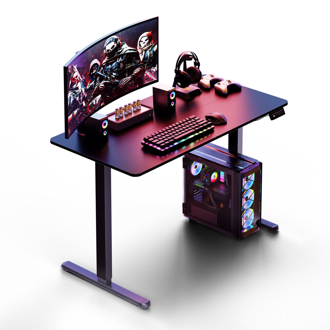 Walsunny Electric Office Ergonomic Standing Desk 1.2m / 1.4m / 1.6m With Black Metal Table Base 