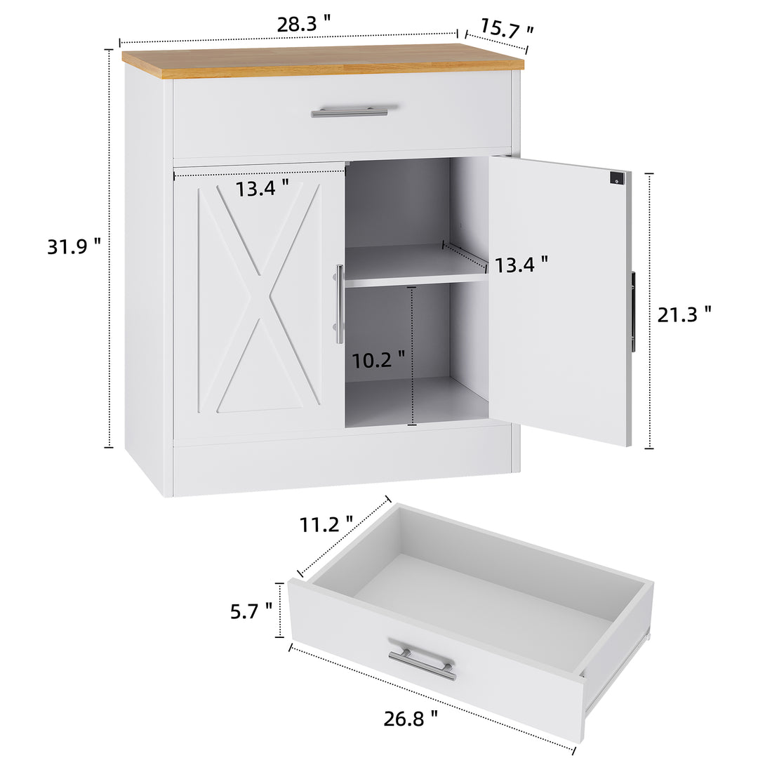 Walsunny Kitchen Buffet Sideboard Cabinet 7340