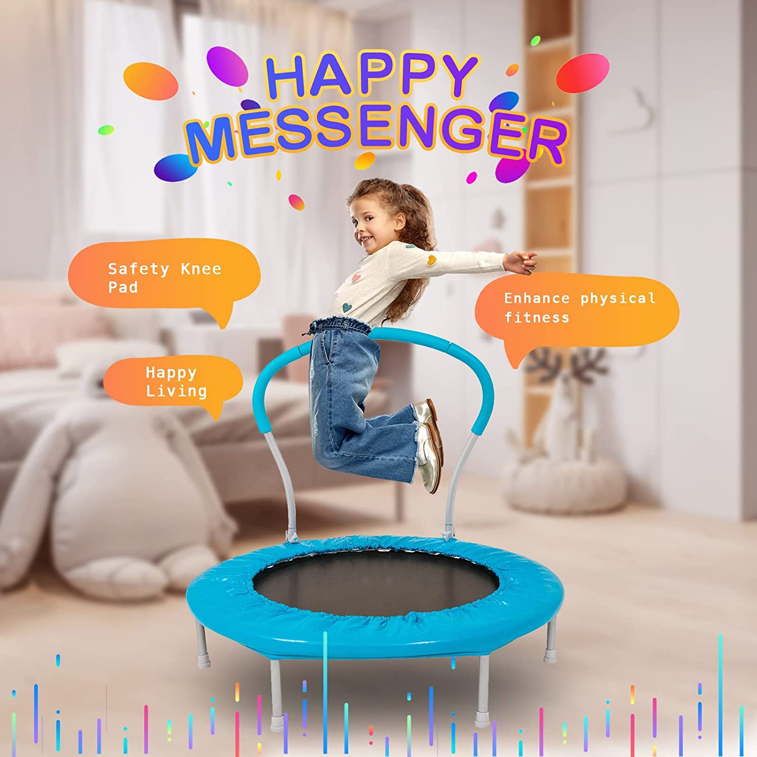 【新品　未使用】miffy Home trampoline 直径70cm 新品 未使用】miffy Home trampoline 直径70cm