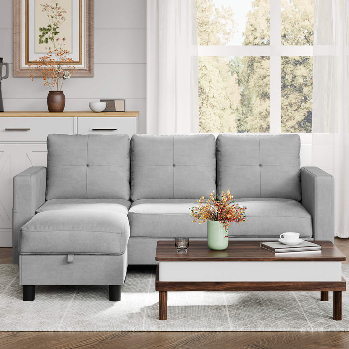  WALSUNNY livingroom sectional couch sectional couch #color_light-grey