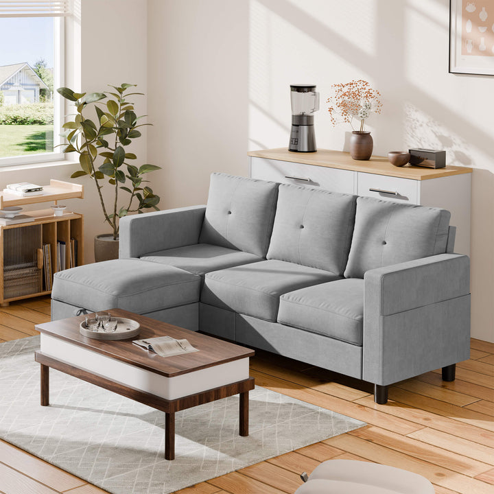  WALSUNNY livingroom sectional couch sectional couch #color_light-grey