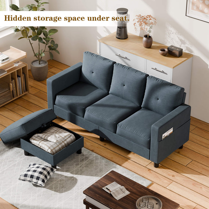  sectional couch WALSUNNY livingroom sectional couch sectional couch #color_dark-grey