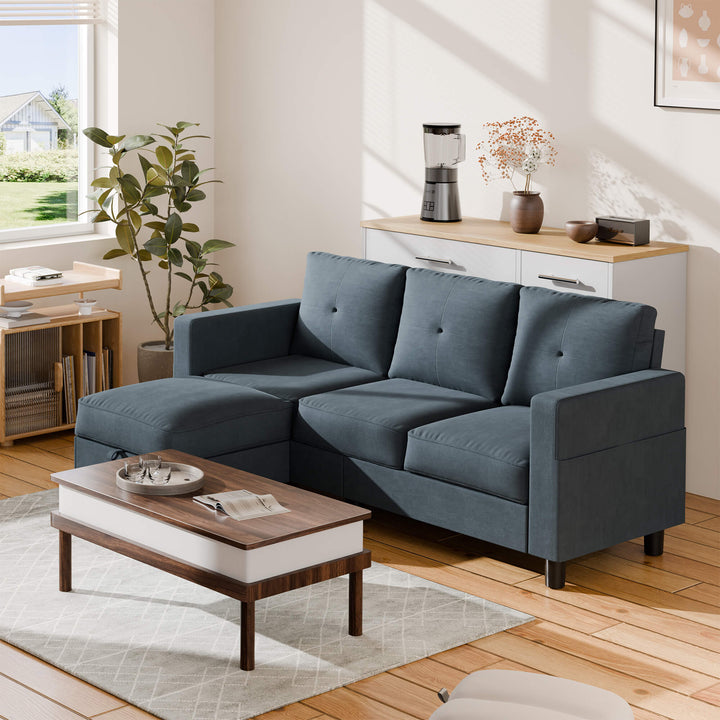  sectional couch WALSUNNY livingroom sectional couch sectional couch #color_dark-grey