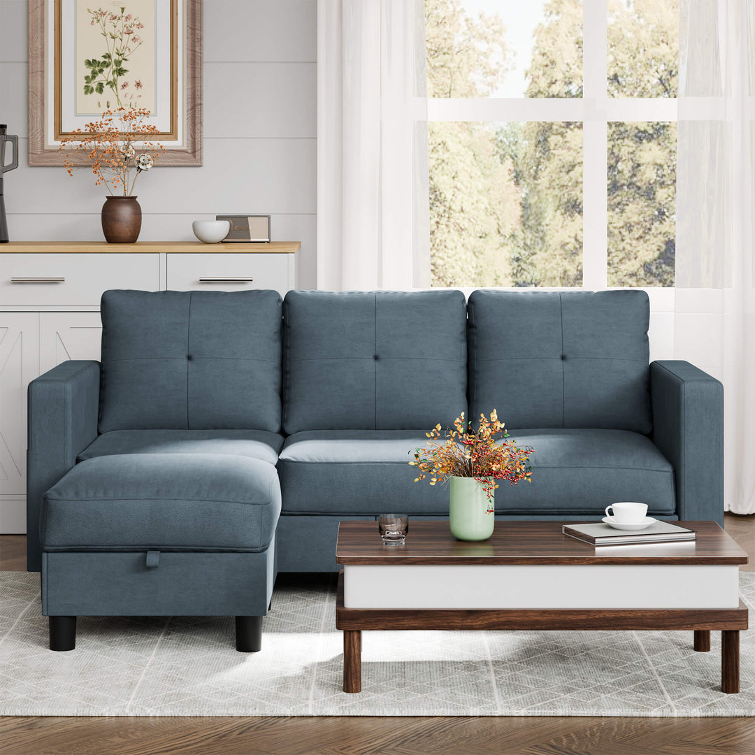  sectional couch WALSUNNY livingroom sectional couch sectional couch #color_dark-grey