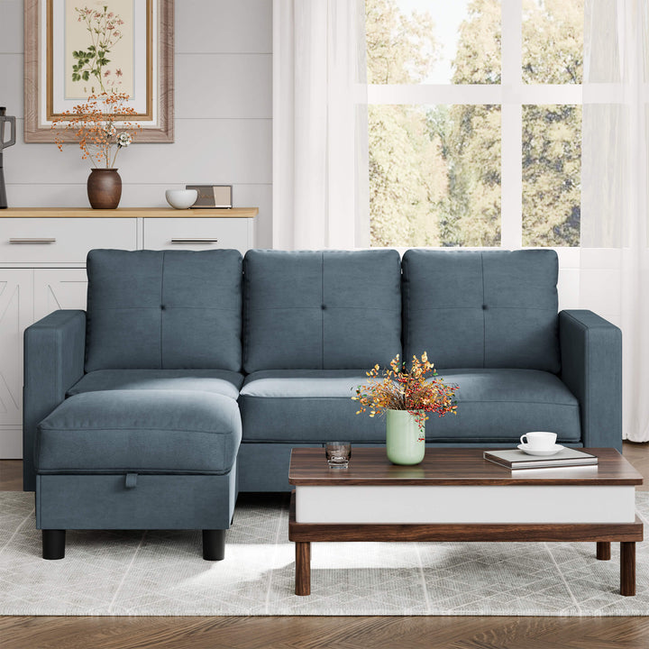  sectional couch WALSUNNY livingroom sectional couch sectional couch #color_dark-grey