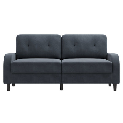 Walsunny 74‘’ Loveseat 2-Seat Modern Sofa Couch#color_dark-grey