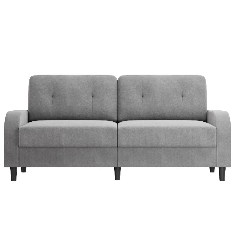 Walsunny 74‘’ Loveseat 2-Seat Modern Sofa Couch#color_light-grey