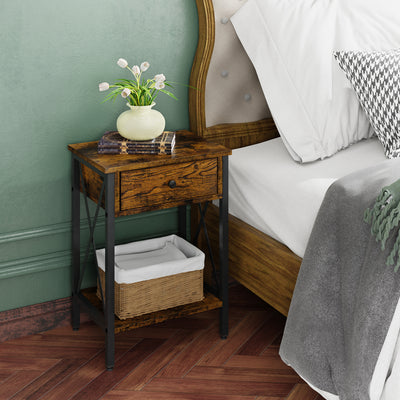 Walsunny Bedside Table & Nightstand