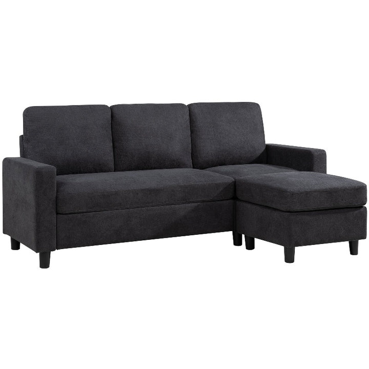 Walsunny 3-Seat L Shaped Modern Sectional Sofa With Reversible Chaise
